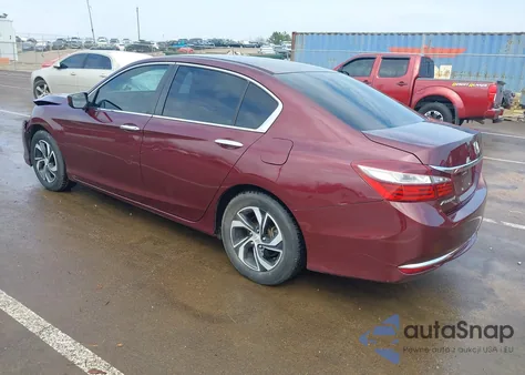 2016 Honda Accord Lx z USA, uszkodzony, nr VIN 1HGCR2F38GA005999